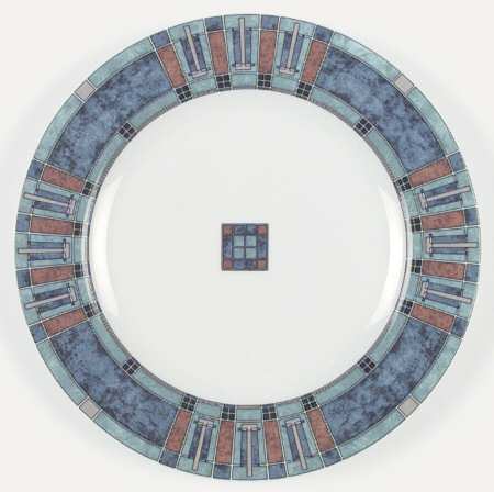 Cityscape Salad Plate