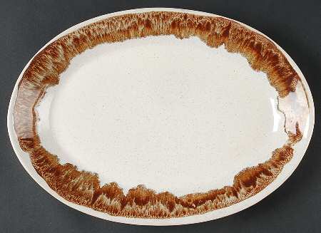 Country Casual 13" Oval Serving Platter