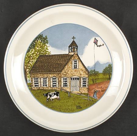 Country Collection A Country Summer Dinner Plate