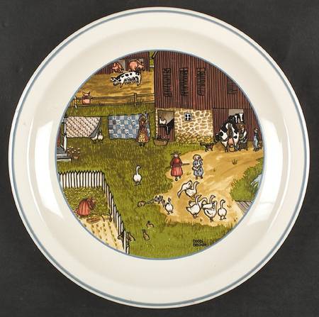Country Collection A Country Summer Dinner Plate