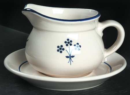 Country Fair Gravy Boat & Underplate