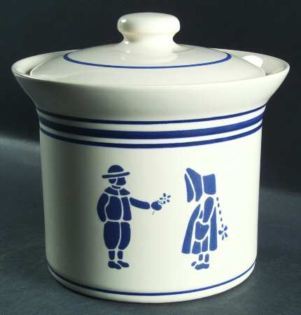 Country Fair Cookie Jar & Lid