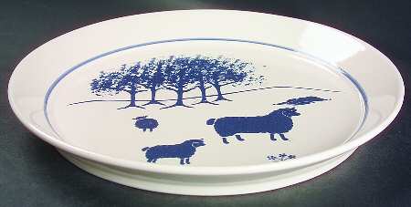 Country Fair 12" Deep Round Platter