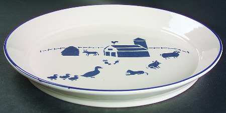 Country Fair 12" Deep Round Platter