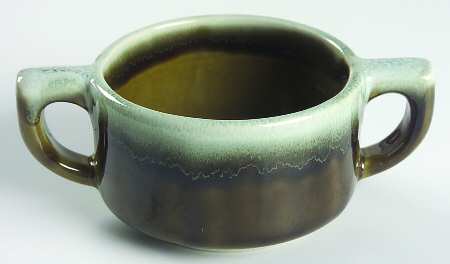 Copper Green Sugar Bowl No Lid