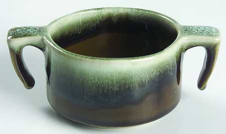 Copper Green Sugar Bowl No Lid