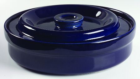 Compatibles Blue 3 Quart Round Covered Casserole