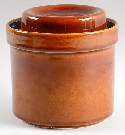 Compatibles Butterscotch Small Canister & Lid