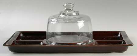 Compatibles Coffee Cheese and Cracker (Dome and Metal Tray)