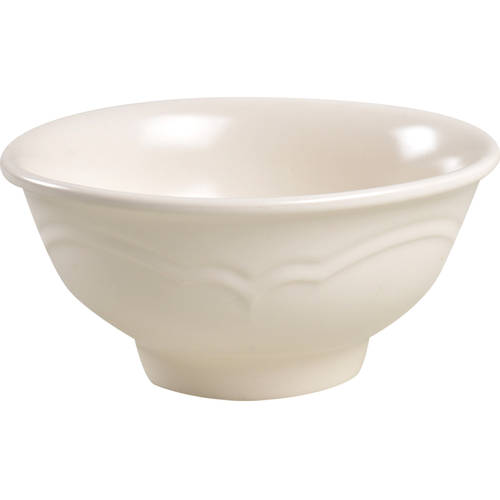Color Medley Buff Matte Pedestal Bowl