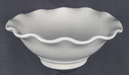 Color Medley Buff Matte Small Round Fluted Bowl