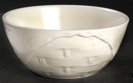 Color Medley Buff Matte Basket Bowl