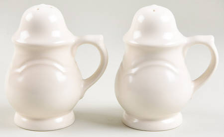 Color Medley Buff Matte Stove Top Salt & Pepper Set
