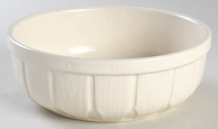 Color Medley Buff Matte 7" Round Vegetable Bowl
