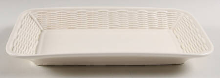 Color Medley Buff Matte Bread Basket Tray