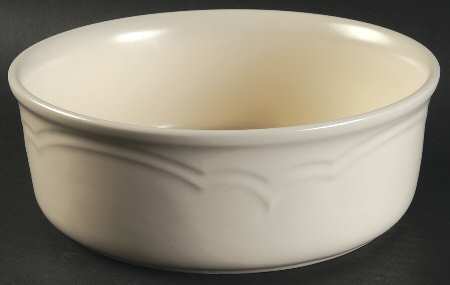 Color Medley Buff Matte Dog Bowl