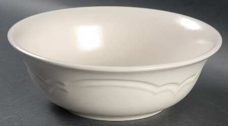 Color Medley Buff Matte 7" Round Vegetable Bowl