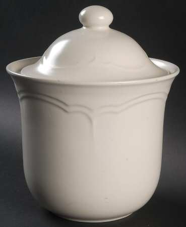 Color Medley Buff Matte Large Canister & Lid