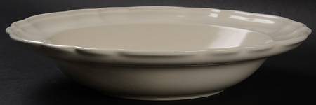 Color Medley Buff Matte 10" Individual Pasta Bowl