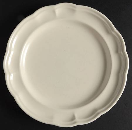 Color Medley Buff Matte Luncheon Plate