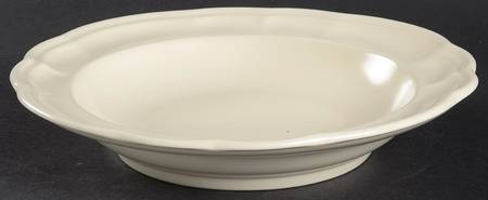 Color Medley Buff Matte Large Rim Soup Bowl