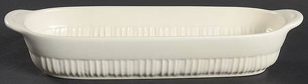 Color Medley Buff Matte Cracker Server-Boat