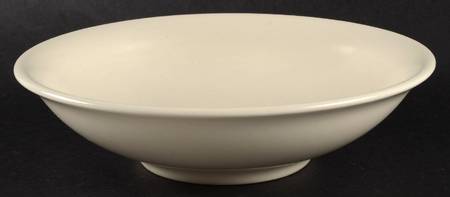 Color Medley Buff Matte 8" Round Vegetable Bowl