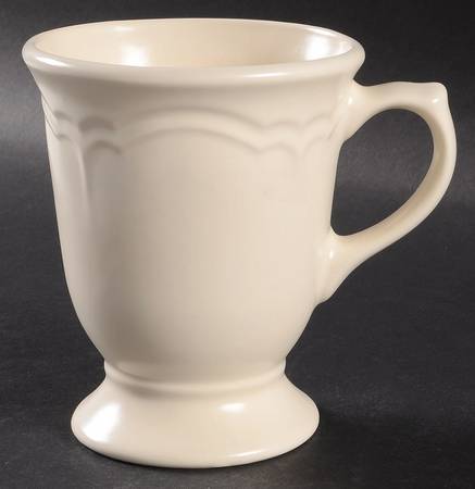 Color Medley Buff Matte Extra Large 16 Oz Pedestal Mug