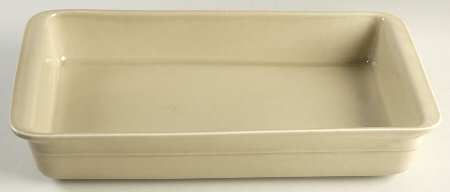 Compatibles Oatmeal 13"  Rectangular Baker