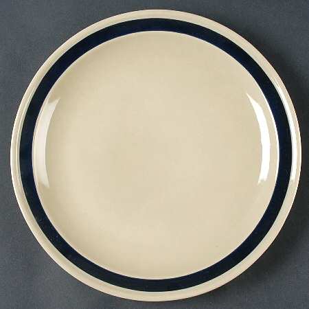 Compatibles Oatmeal and Blueberry 12" Chop Plate (Round Platter)