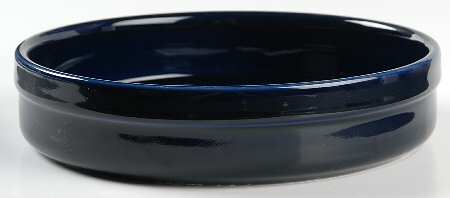 Compatibles Oatmeal and Blueberry 9" Round Vegetable Bowl