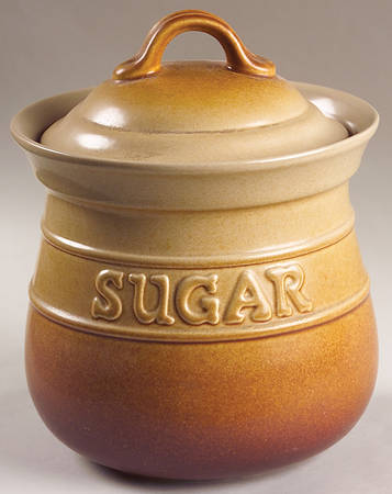 Cottage Sugar Canister & Lid