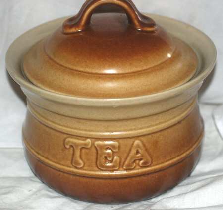 Cottage Tea Canister & Lid