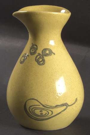 Country Time (Yellow Gray) Oil Or Vinegar Cruet No Stopper