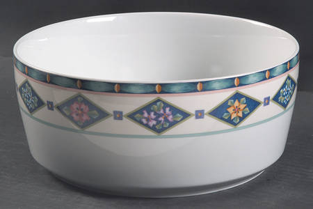 Crystaflora 9" Salad Serving Bowl
