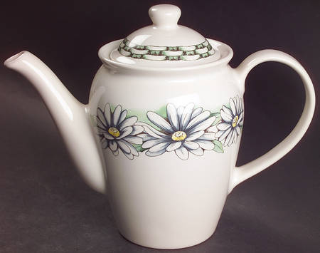 Daisies Coffee Pot & Lid