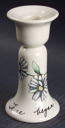 Daisies Small Candlestick