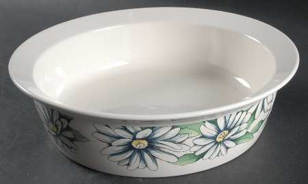 Daisies 9" Round Vegetable Bowl