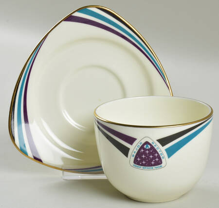 Star Trek Deep Space Nine Flat Cup & Saucer Set