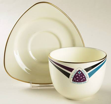 Star Trek Deep Space Nine Flat Cup & Saucer Set