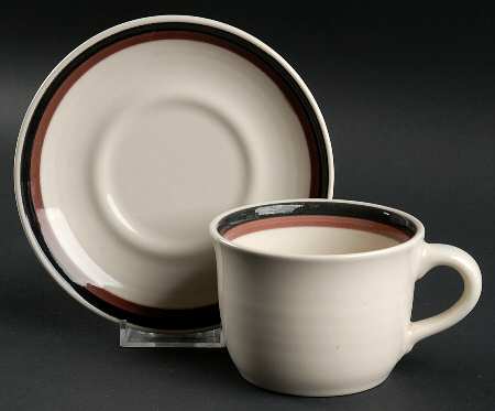 Embers Flat Cup & Saucer Set