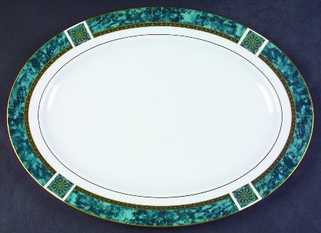 Emerald Radiance 14" Oval Serving Platter