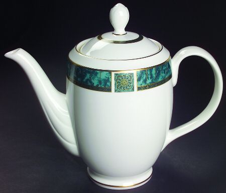Emerald Radiance Coffee Pot & Lid