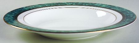 Emerald Radiance Large Rim Soup Bowl