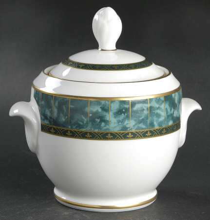 Emerald Radiance Sugar Bowl & Lid