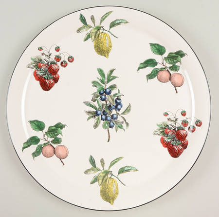 Farmers Market Cake Plate
