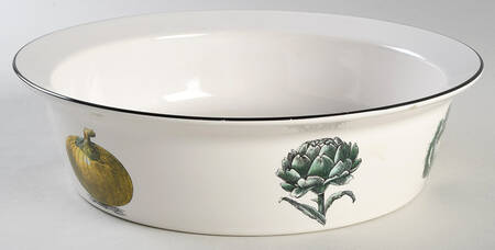 Farmers Market 9" Round Vegetable Bowl