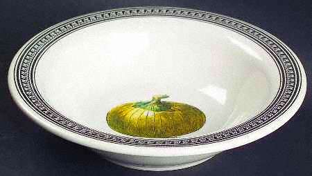 Farmers Market Large Rim Soup Bowl