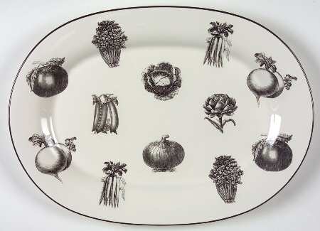 Farmers Market 14" Oval Serving Platter