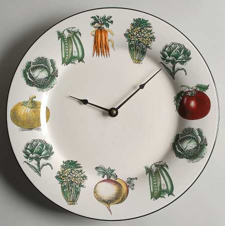 Farmers Market Clock Plate
